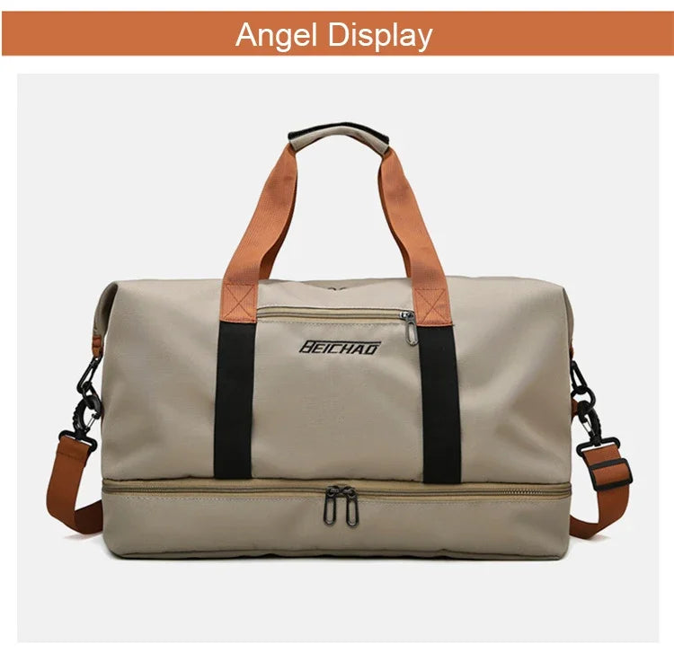 Reise-Sporttasche, Kurzstreckengepäck, tragbare Fitnesstaschen, Schulter-Crossbody-Brusttasche, Handtaschen, Reisetasche, Handgepäck, Weekender-Tasche