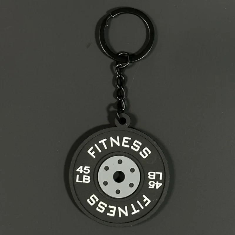 2025 Neue Hantel Schlüsselanhänger DIY Silikon Hantel Schlüsselanhänger Fitness Geschenke für Fitness-Liebhaber, Geschenk für Fitnesstrainer, Rucksack Auto Schlüsselanhänger