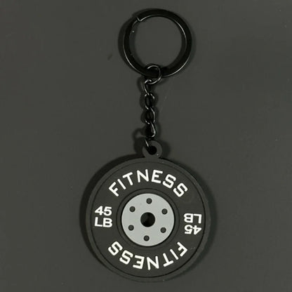 2025 Neue Hantel Schlüsselanhänger DIY Silikon Hantel Schlüsselanhänger Fitness Geschenke für Fitness-Liebhaber, Geschenk für Fitnesstrainer, Rucksack Auto Schlüsselanhänger