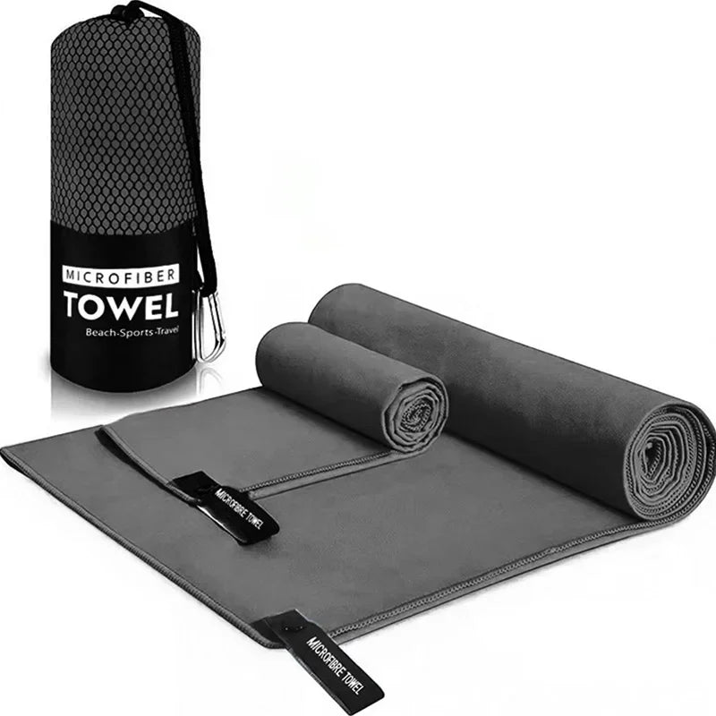 Schnelltrockendes Sporthandtuch Ultraweich Schwimmen Fitness Camping Laufen Superabsorbierende Waschlappen Handtücher Reiseaccessoires