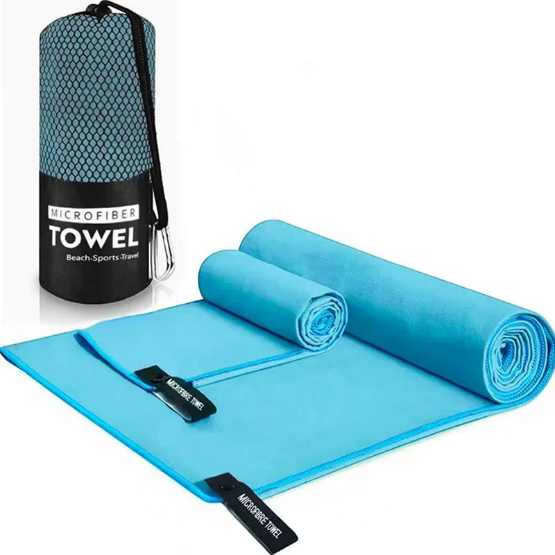 Schnelltrockendes Sporthandtuch Ultraweich Schwimmen Fitness Camping Laufen Superabsorbierende Waschlappen Handtücher Reiseaccessoires