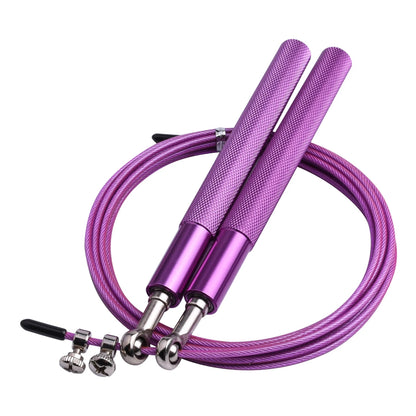 Speed Jump Rope Fitness Springseil aus Stahl Kabellos mit Kugellager Workout für Boxen MMA Kampfsport Fitnessgeräte für Zuhause