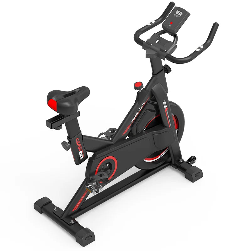 Innenraum Fitnessstudio Commercial Fitnessbike Cardio Fitness Radfahren Spinning Bike Fahrrrad