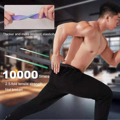 5~120lbs Fitness Widerstandsband Boxen Agilitätstraining Workout Fitnessstudio-Ausrüstung Yoga Pilates-Zubehör Gummiband Heim-Fitnessstudio