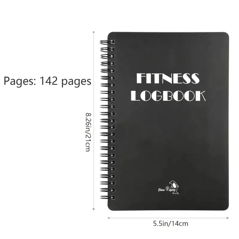 A5 Spiralbuch Erreichen Sie Ihre Fitnessziele Trainingsplanungsnotizbuch Geeignet für Gewichtsverlust, Bodybuilding, Fitnessstudio