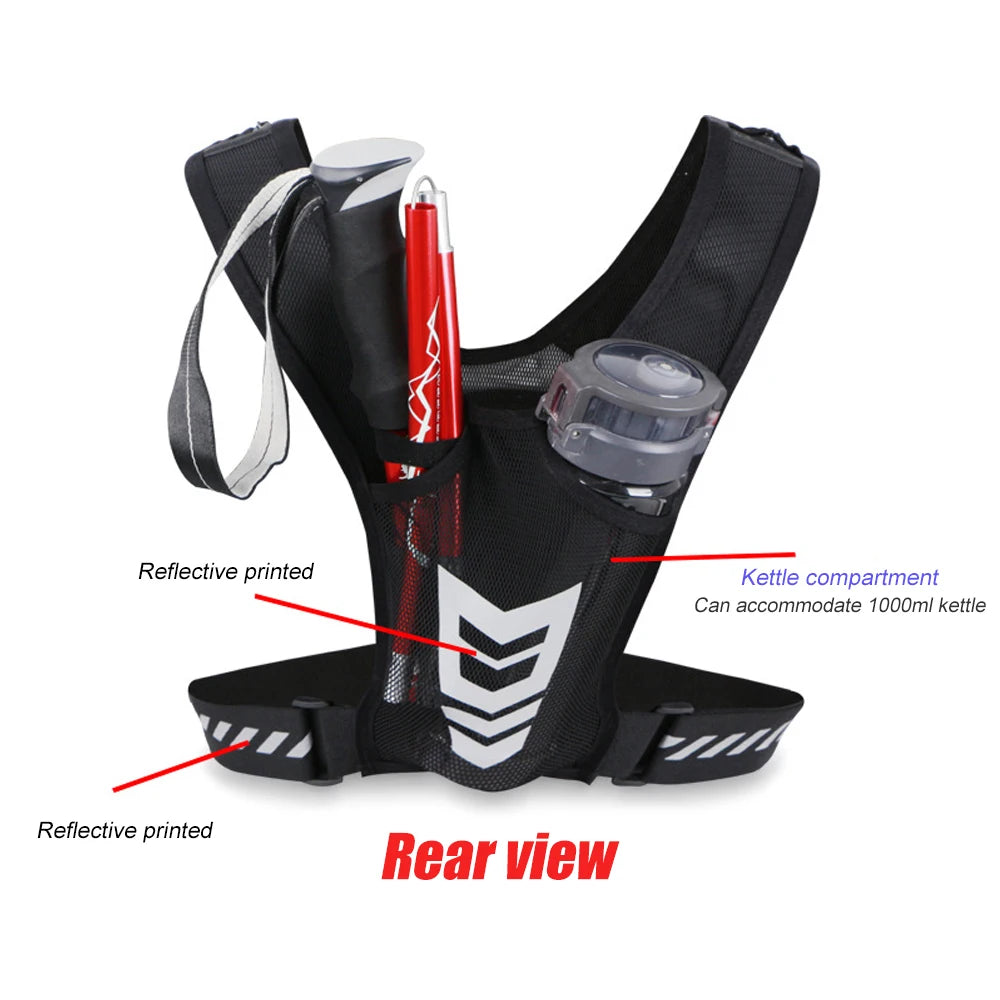 Reflektierende Lauf-Telefonhalter-Weste für Männer und Frauen, Joggen, Gehen, Sport, Fitnessstudio, Workout, 1 Stück verstellbare Träger mit Schlüssel Tasche
