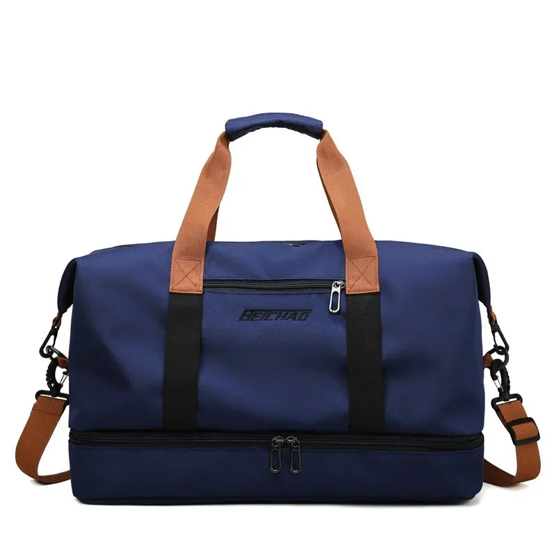 Reise-Sporttasche, Kurzstreckengepäck, tragbare Fitnesstaschen, Schulter-Crossbody-Brusttasche, Handtaschen, Reisetasche, Handgepäck, Weekender-Tasche
