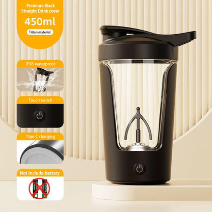 Xiaomi Shaker Cup USB-Lade-Shaker-Cup für Protein-Shaker, Mahlzeitenersatz-Shake, tragbarer Turnhallen-Wasserflaschen-Mischbecher, 450 ml