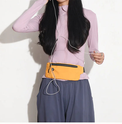 Running Waist Bag Sports Belt Pouch Mobile Phone Bag Men Women Waist Pack Lightweight Gym Sports Bag Waist Pack Adjustable Strap