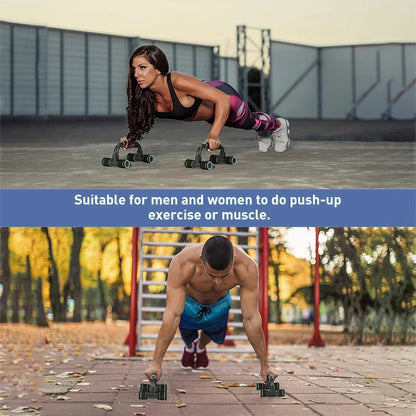 Non-Slip Push Up H-Shaped Support Bar Stand Home Fitness Power Rack Gym Handles Pushup Bars Exercise Arm Chest Muscle Training