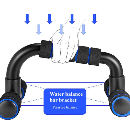 Non-Slip Push Up H-Shaped Support Bar Stand Home Fitness Power Rack Gym Handles Pushup Bars Exercise Arm Chest Muscle Training