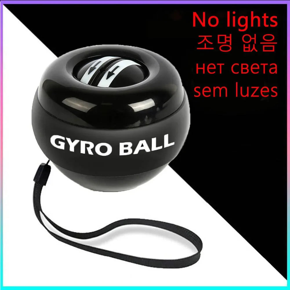 LED Handgelenktrainerball Power Ball Auto-Start gyroskopischer Arm Hand Unterarm Trainer Power Wrist Gyro Ball Sport Fitness Equipment