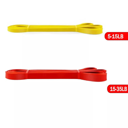 5~120lbs Fitness Widerstandsband Boxen Agilitätstraining Workout Fitnessstudio-Ausrüstung Yoga Pilates-Zubehör Gummiband Heim-Fitnessstudio