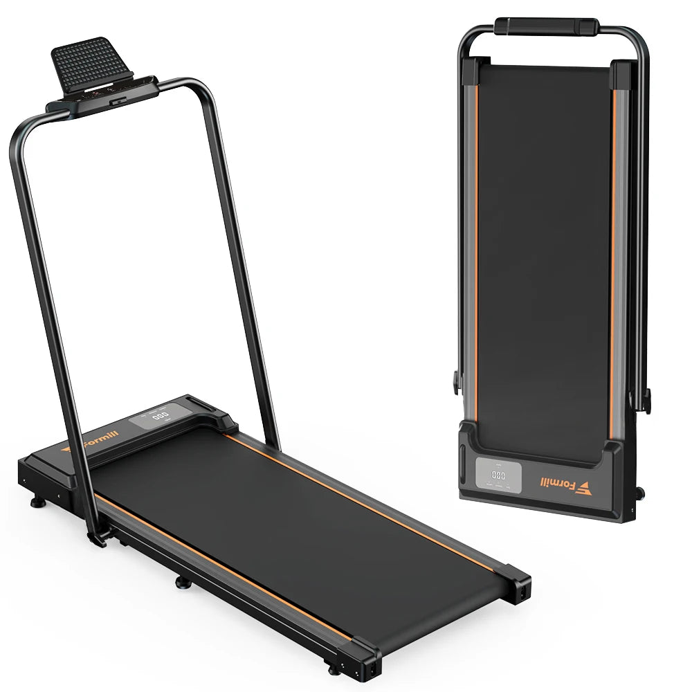 Formill FT51 2 in 1 Laufband, Maximalgeschwindigkeit 1-10 km/h elektrisches Laufband, installationsfrei, Lauf- und Joggingmaschine für zuhause